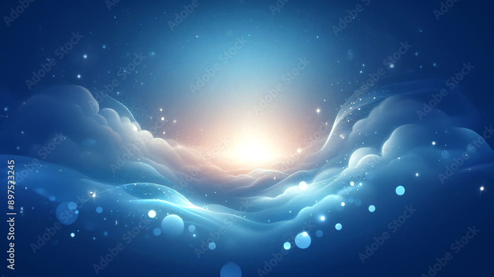Abstract Blue Gradient Background Abstract Blue Gradient Background