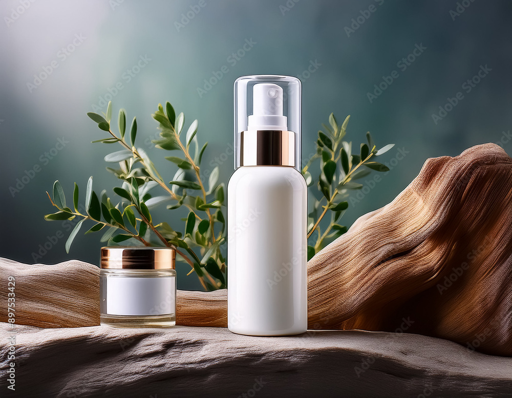 Naklejka premium Revitalize Your Skin with Our Medical Skincare and Cosmetic Beauty Treatments