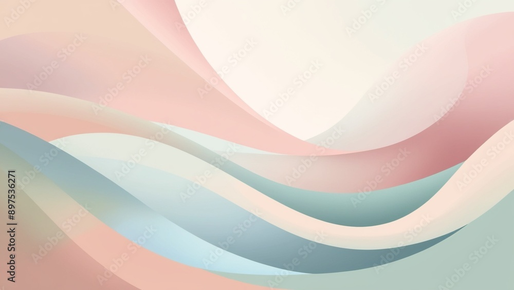 Fototapeta premium abstract background with waves