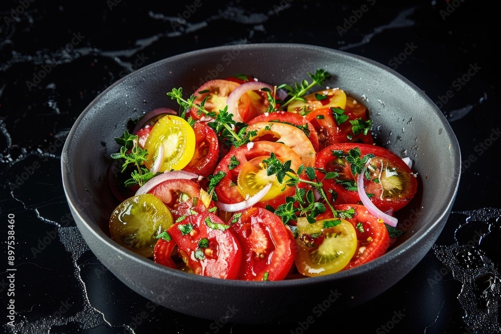 Simple yet Flavorful Yellow Tomato Salad Idea Simple yet Flavorful Yellow Tomato Salad Idea