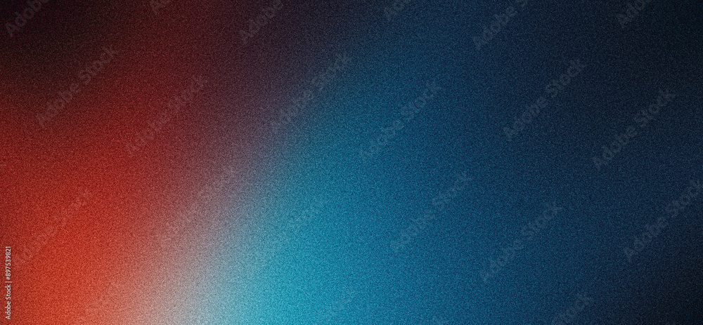 Grainy background, blue red abstract glowing color shape dark noisy banner, poster header backdrop design Grainy background, blue red abstract glowing color shape dark noisy banner, poster header backdrop design