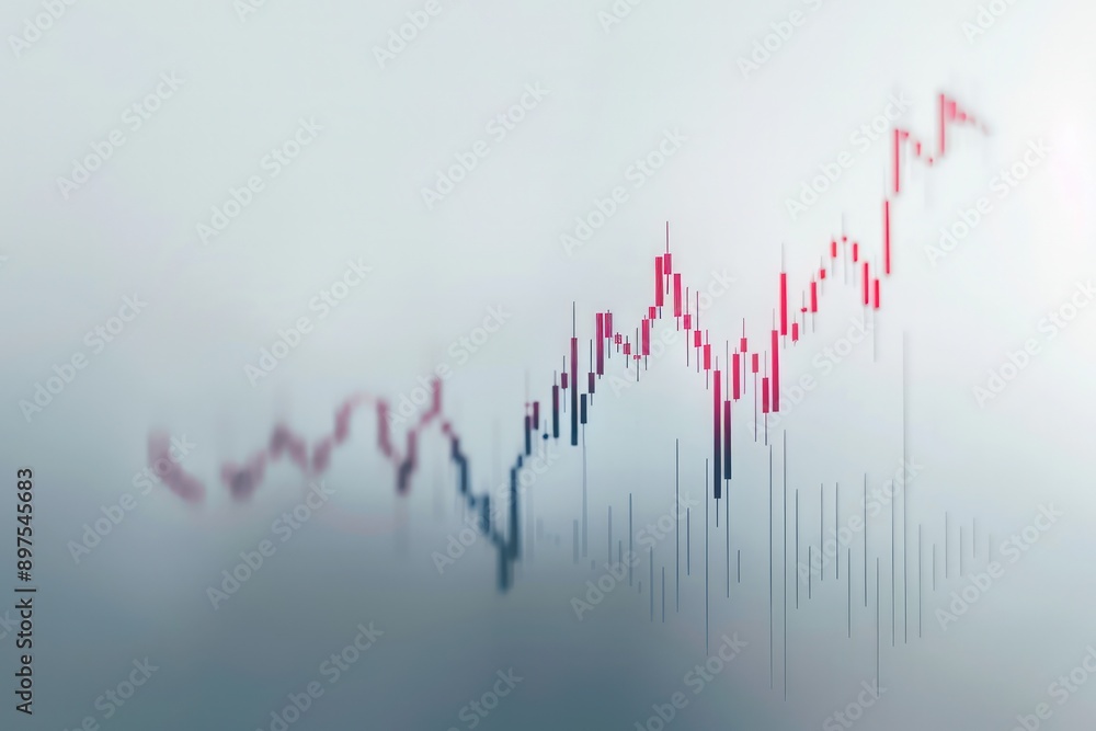 a?'imagine: Elegant minimalist stock chart showing a consistent upward trend, symbolizing a gradual increase in stock prices, set against a light grey background. a?'imagine: Elegant minimalist stock chart showing a consistent upward trend, symbolizing a gradual increase in stock prices, set against a light grey background.