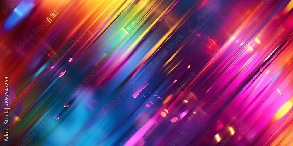 Prismatic aesthetic background