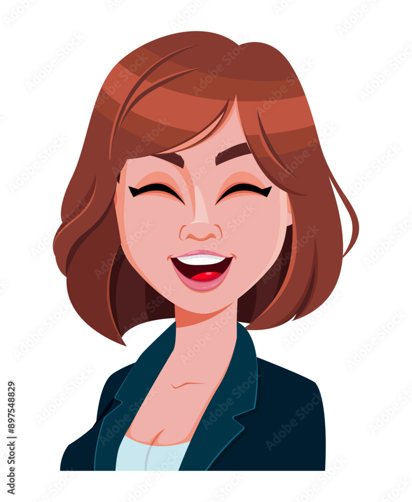 Face expression of beautiful woman Face expression of beautiful woman
