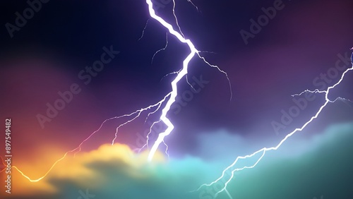 lightning in the night sky © Ndotpoint 