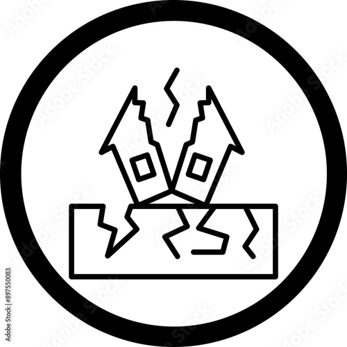 Earthquake Icon Design