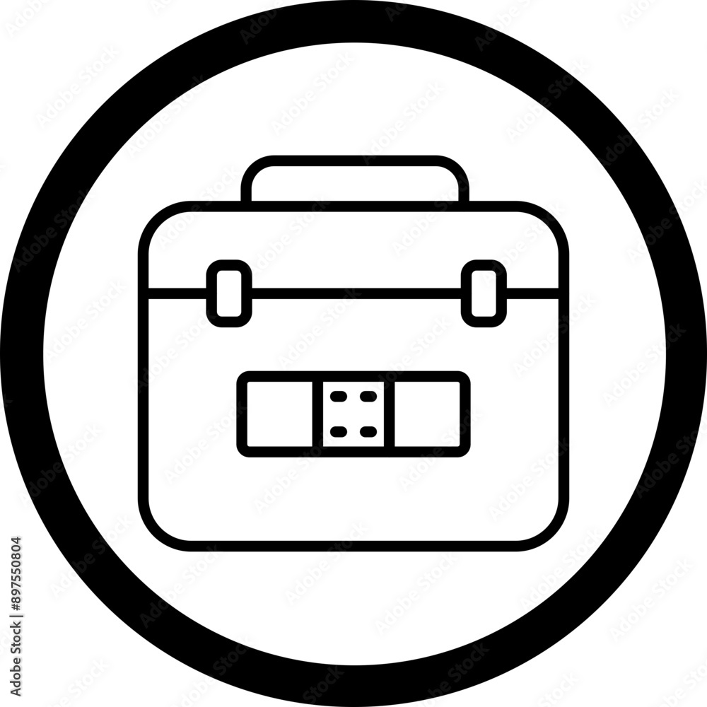 First Aid Bag Icon Design First Aid Bag Icon Design