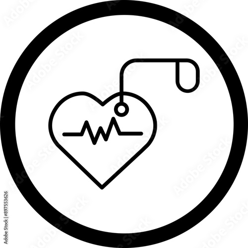 Pacemaker Vector Icon Design