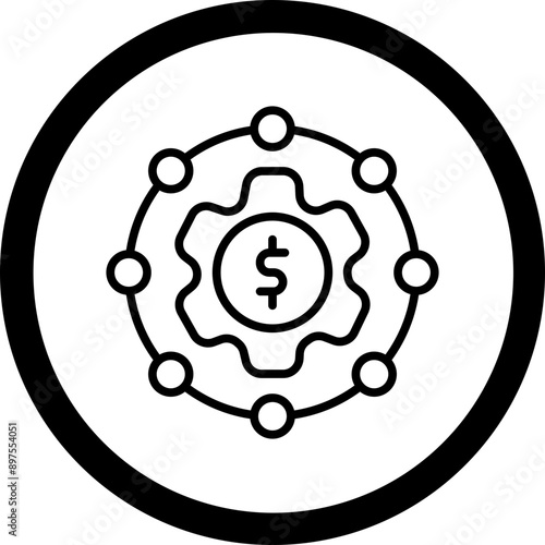 Finance Vector Icon Design