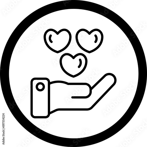 Loving Vector Icon Design