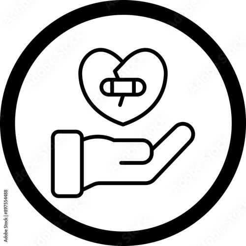 Forgiveness Vector Icon Design