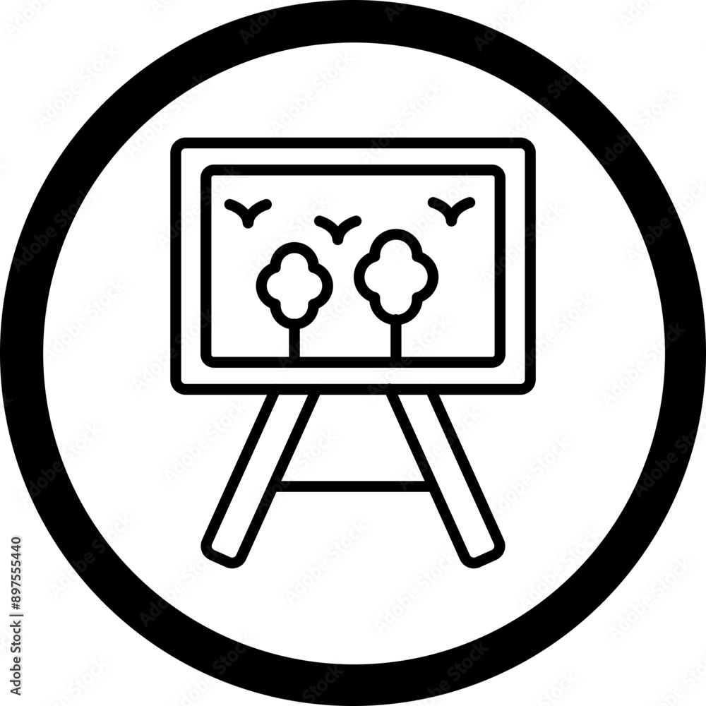 Canvas Vector Icon Design Canvas Vector Icon Design