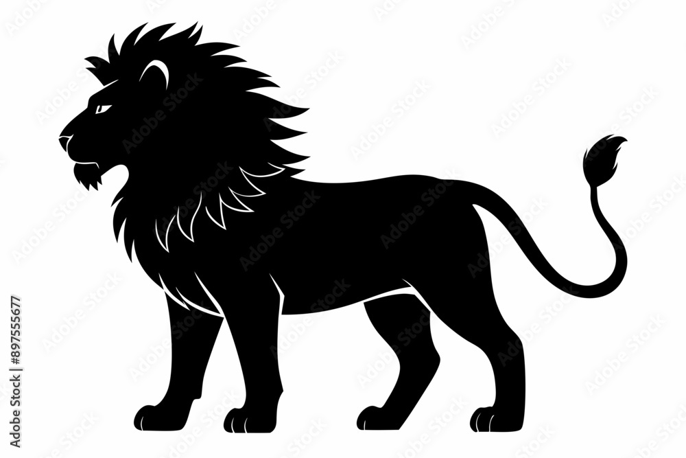 Lion vector silhouette, lion logo icon, tiger silhouette
Lion vector silhouette, lion logo icon, tiger silhouette