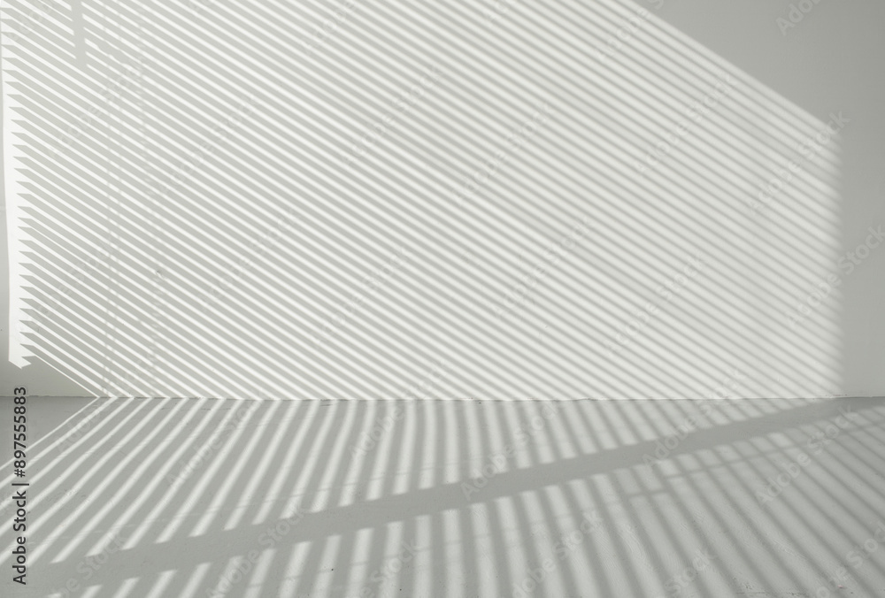 minimal white interior with wall and contrast of light and shadow minimal white interior with wall and contrast of light and shadow