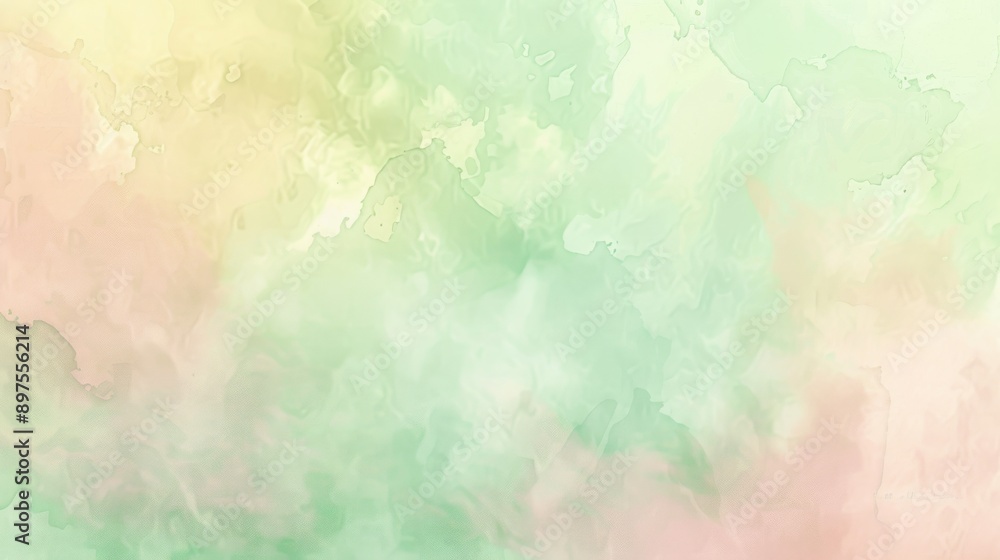 A calming pastel background with a blend of pale green, soft pink, and light yellow A calming pastel background with a blend of pale green, soft pink, and light yellow