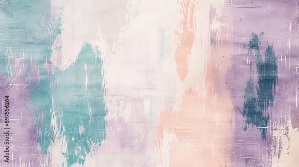 A calming pastel background with a blend of pale green, soft pink, and light yellow