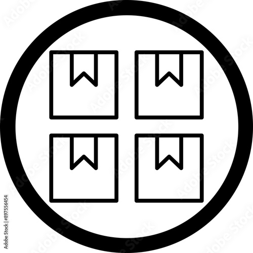 Boxes Icon Design