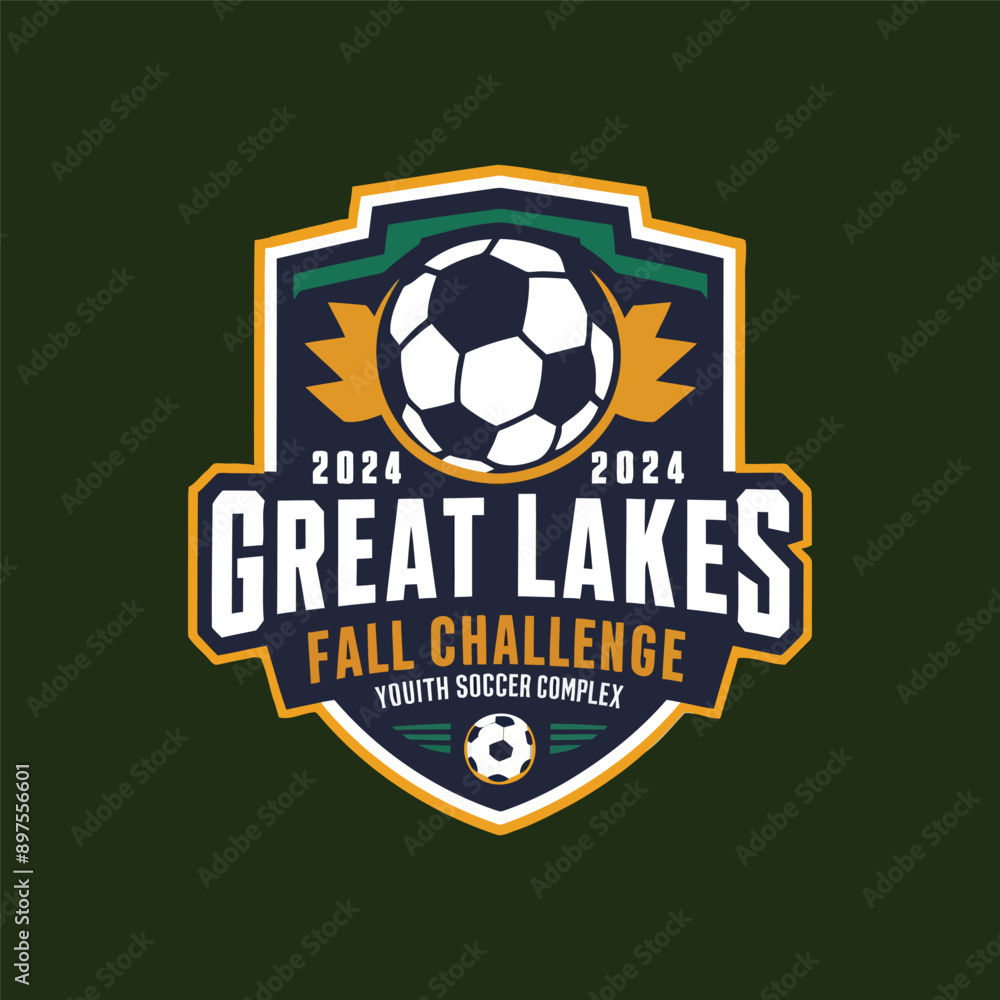 Obraz premium food ball logo