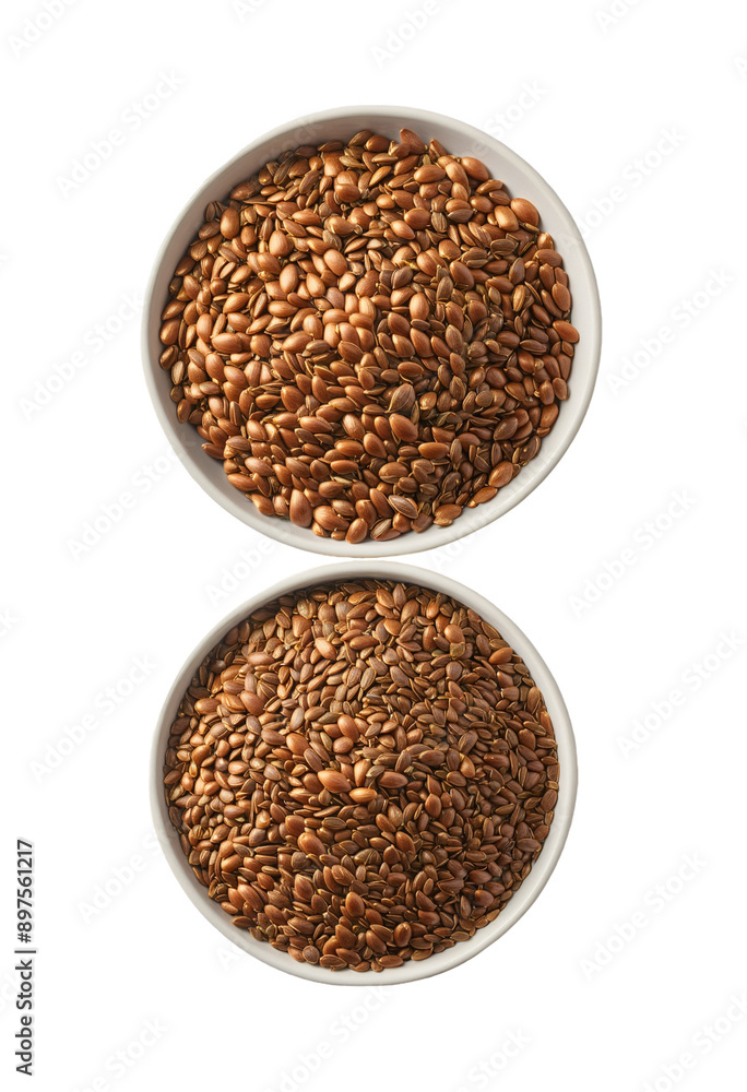 delicious Flax seeds isolated on white background delicious Flax seeds isolated on white background