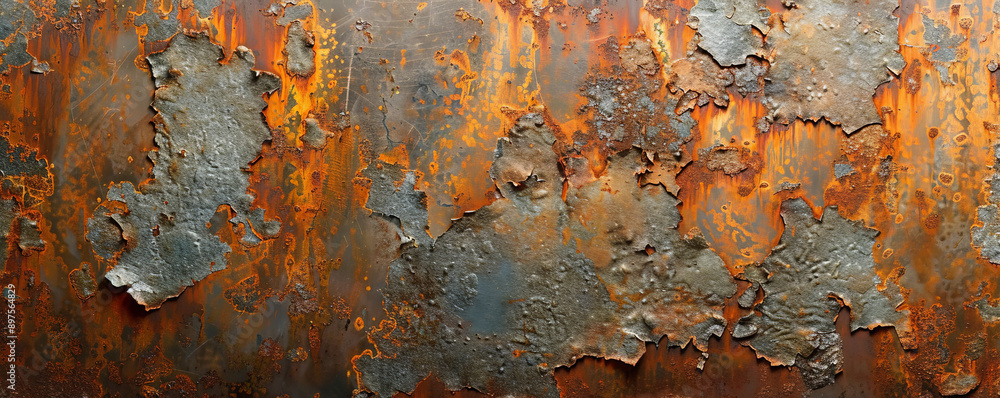 A worn-out metal background with visible rust and scratches, showing the passage of time. A worn-out metal background with visible rust and scratches, showing the passage of time.