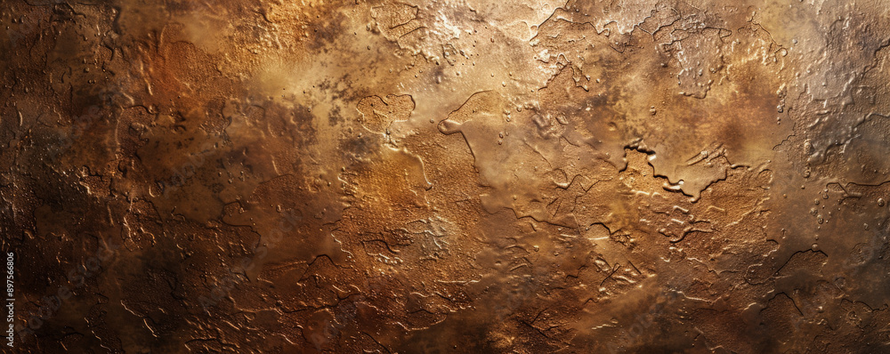 A textured bronze background with a rough, hammered effect, adding depth and richness to the design. A textured bronze background with a rough, hammered effect, adding depth and richness to the design.