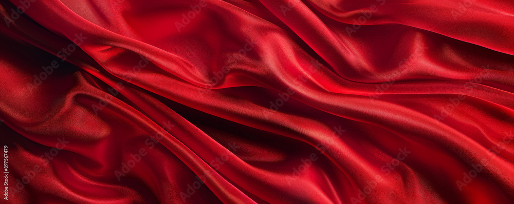 A rich red background with a satin-like texture, creating a luxurious and elegant appearance. A rich red background with a satin-like texture, creating a luxurious and elegant appearance.
