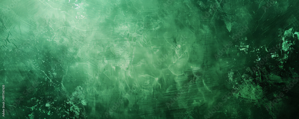 Fototapeta premium A bold green background with a subtle gradient and a hint of texture, perfect for creating a striking and modern look.