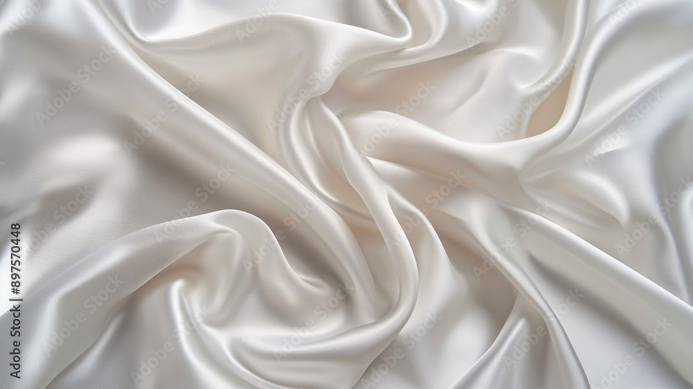White pattern silk texture of satin abstract background. Smooth soft fabric background. Textile industry background. White pattern silk texture of satin abstract background. Smooth soft fabric background. Textile industry background.