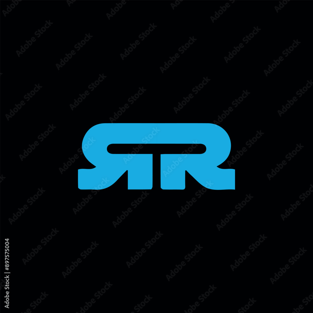 letters rr text logo design vector letters rr text logo design vector