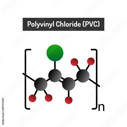 Polyvinyl Chloride (PVC) Polymer Molecule