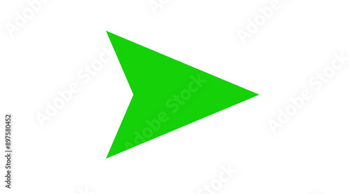 Green arrow icons set. Vector illustration.illustration curved arrow icons.Arrow sign icon set.