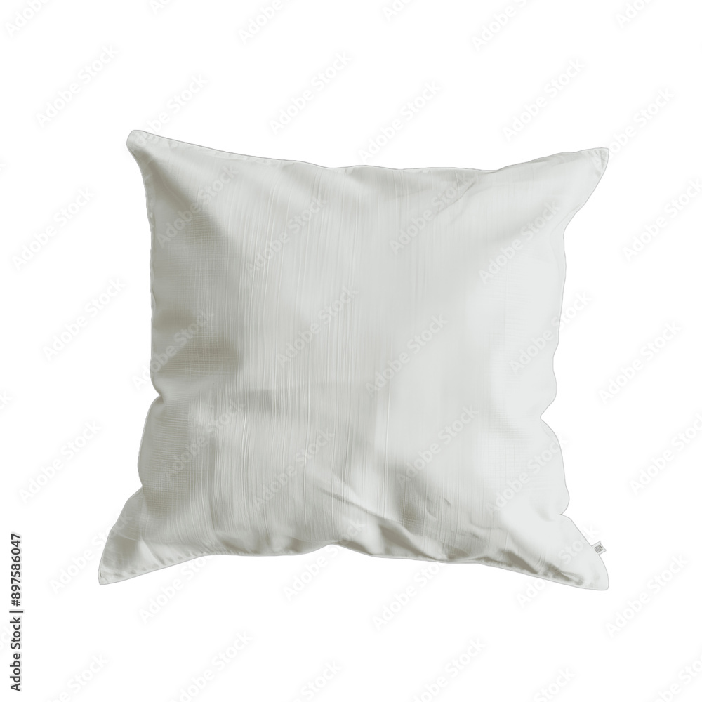Soft fabric pillow isolated on transparent background Soft fabric pillow isolated on transparent background
