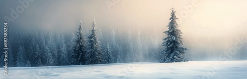 Snowy Forest Landscape