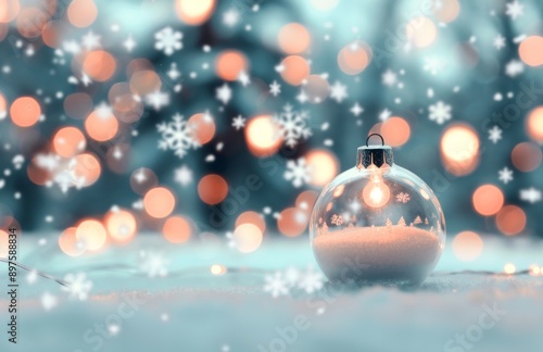 Ornament In The Snow