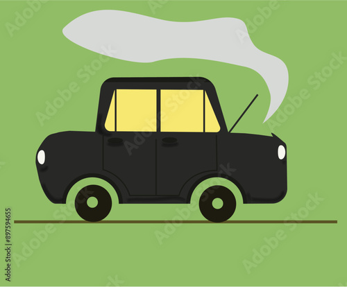 Car broke down on the road