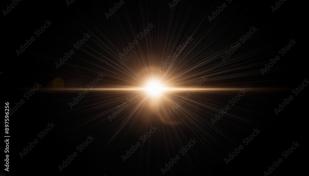 sunlight special lens flare light effect on black background sunlight special lens flare light effect on black background