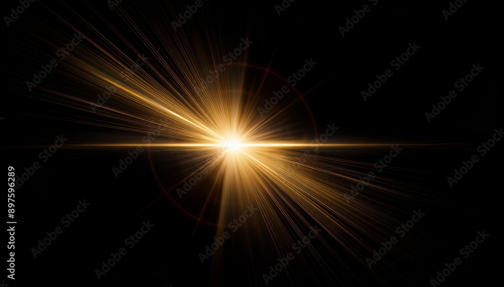 sunlight special lens flare light effect on black background sunlight special lens flare light effect on black background