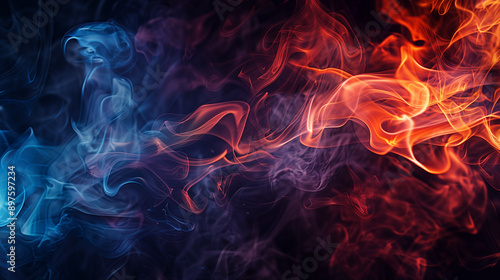 火の粉、火花、炎の背景  © coma3d