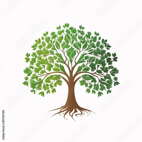 A tree logo