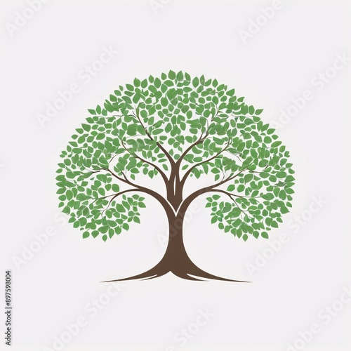 A tree logo