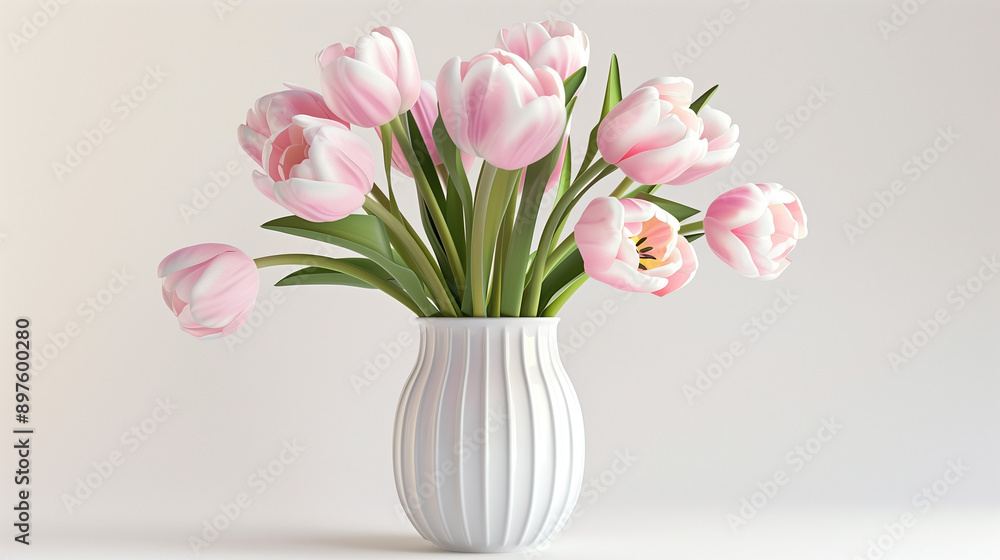 pink tulips in vase pink tulips in vase