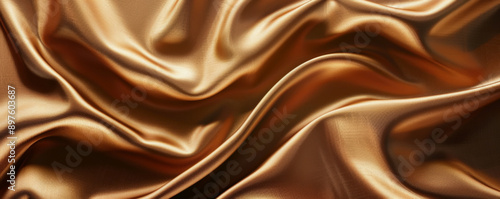 Wallpaper Mural A bronze background with a smooth, pearlescent finish, creating a subtle and sophisticated effect. Torontodigital.ca