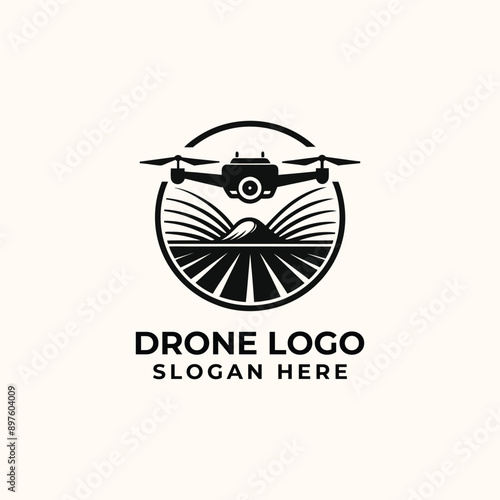 Drone Logo Vector