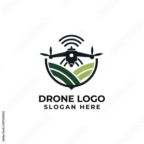 Drone Logo Vector
