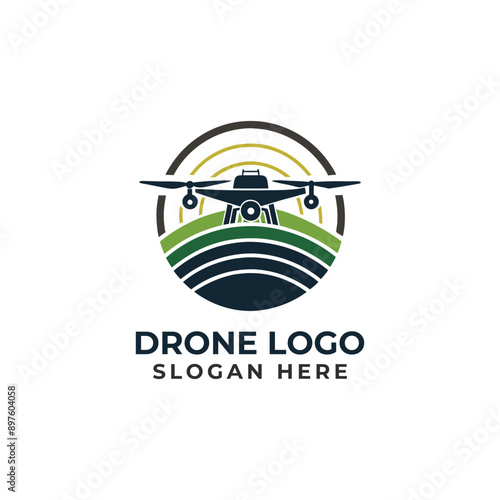 Drone Logo Vector