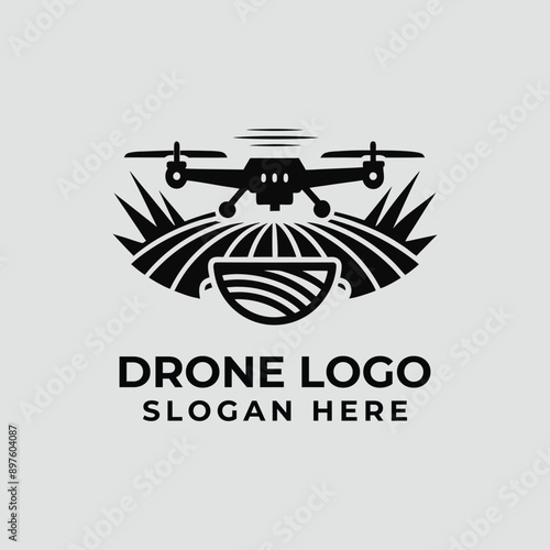 Drone Logo Vector