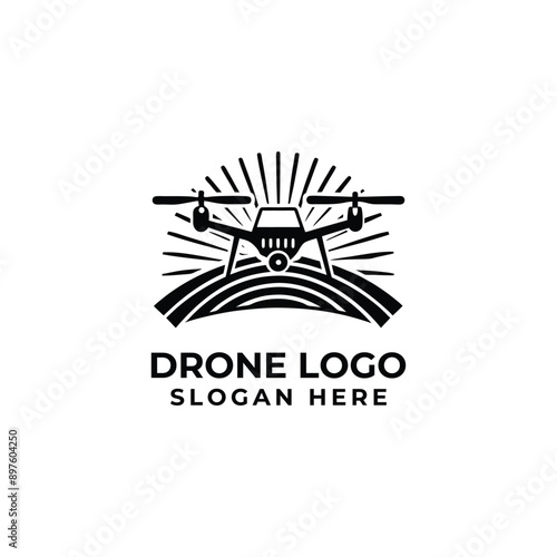 Drone Logo Vector