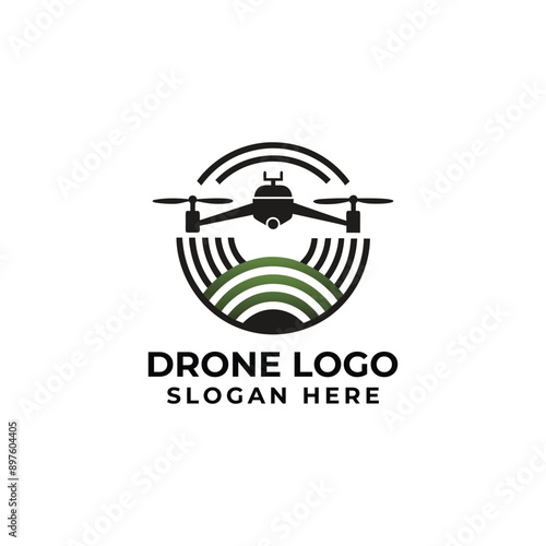 Drone Logo Vector