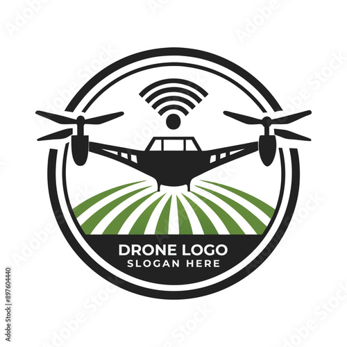 Drone Logo Vector