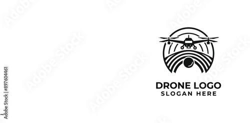 Drone Logo Vector